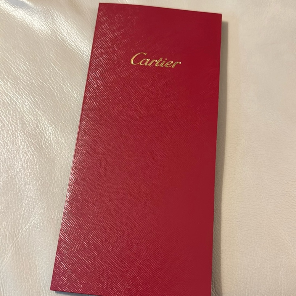 Cartier receipt card